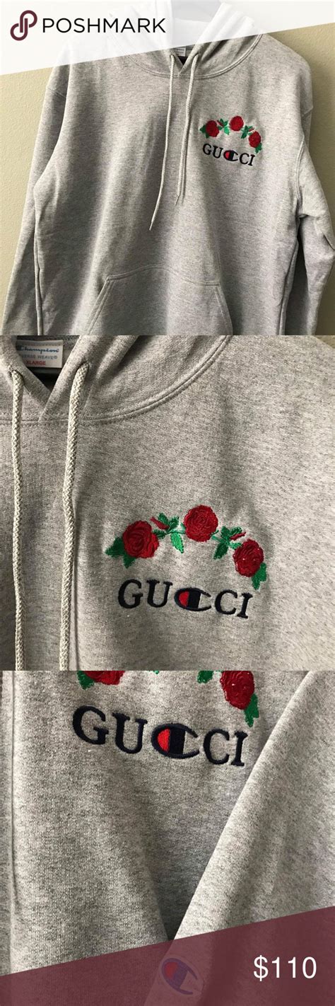 pink gucci champion hoodie|Gucci hoodie original price.